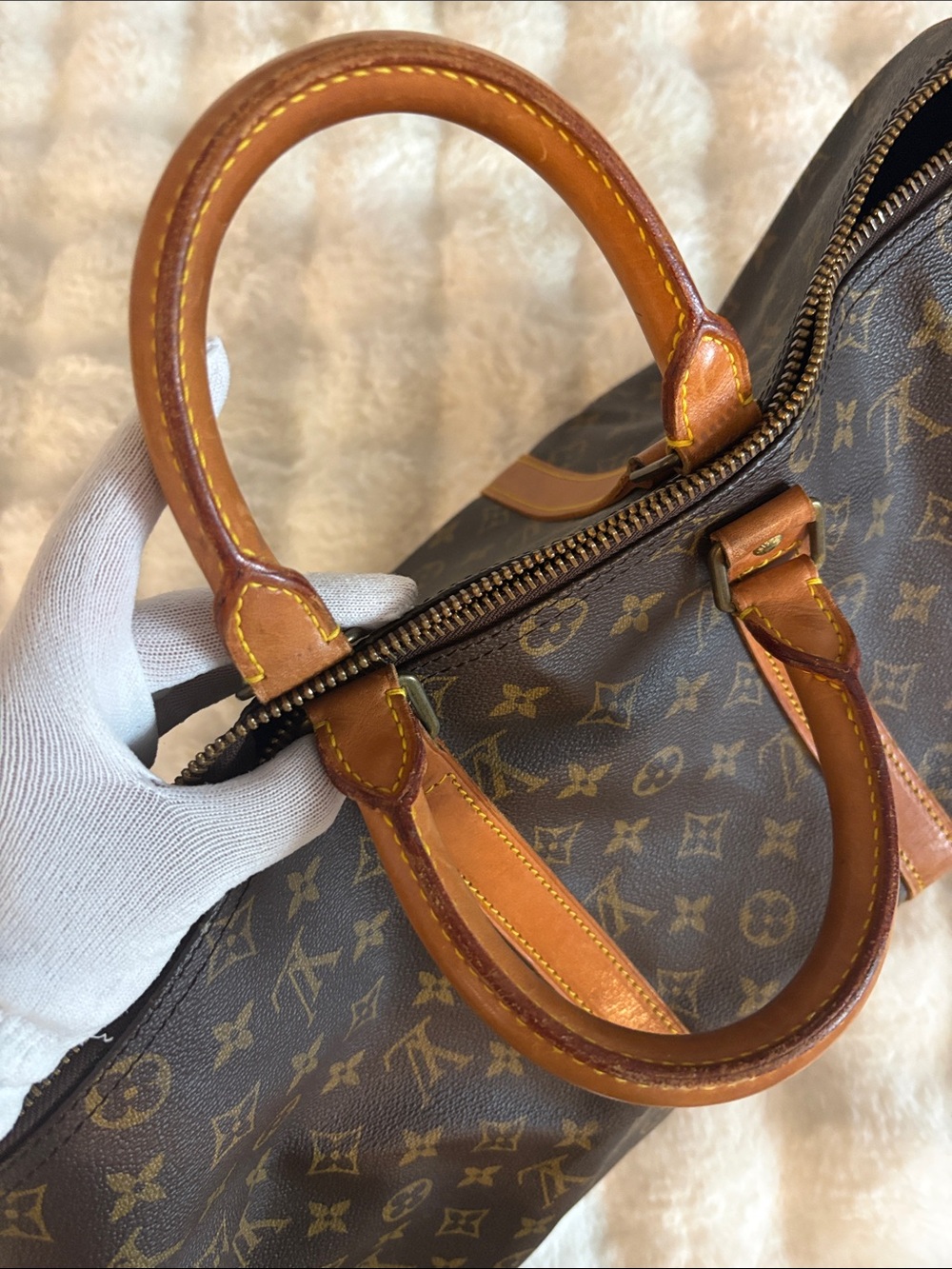 Vintage Louis Vuitton Monogram Keepall 45 Travel Duffle - Picture 11 of 17